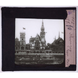 La Rue des nations et la berge de la rive gauche de la Seine à l'exposition universelle de 1900. Allemagne.