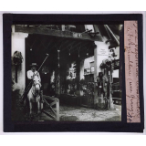 Champ de Mars expo 1900. Exposition rétrospective de l'Agriculture (une grange).