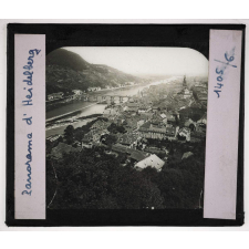Les Bords du Rhin. Panorama d'Heidelberg.