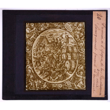 L'Armée à l'époque de la Renaissance. Lansquenet jouant et buvant.