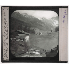 Allemagne du Sud. Obernberg. Paysage et glaciers de Tribulaune.