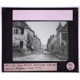 Oise, Meuse, Seine-et-Marne et Ardennes en 1918. Noyon : une rue.