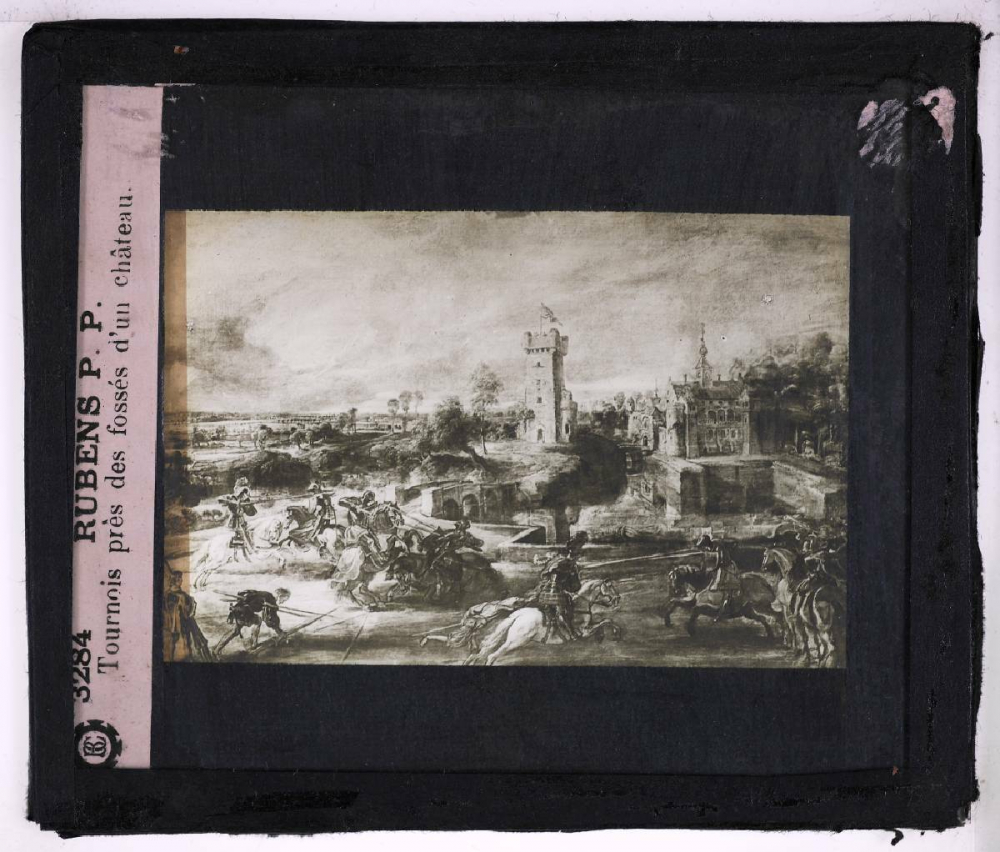 Rubens. Tournois près des fossés d'un château.