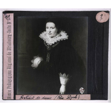Industrie dentellière I. Portrait de dame (Van Dyck).