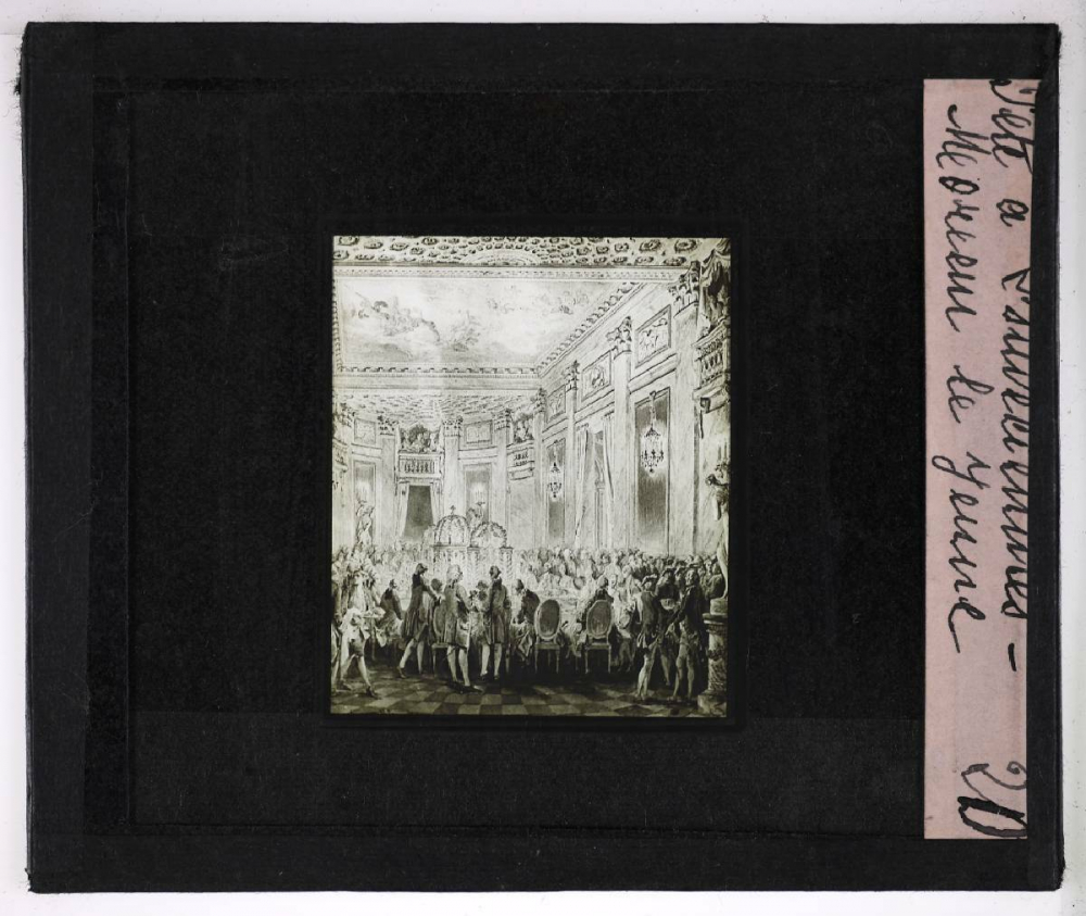 Le Dessin au Musée du Louvre : Ecole française. Fête à Louveciennes. Moreau le jeune.