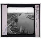 Côtes de la Manche et Atlantique. Dunkerque. Le port et les jetées.