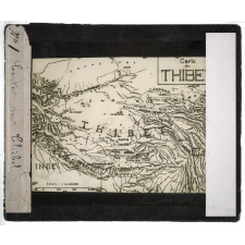 Le Thibet. Carte.
