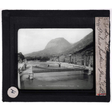 Le Dauphiné. Le Saint-Eynard, vue prise du Palais de Justice de Grenoble.