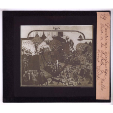 L'Armée à l'époque du moyen âge. Prise de la bastille de Talbot devant Dieppe.