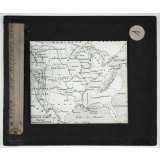 Etats-Unis. Régions Atlantique nord et sud. Carte.