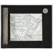 Etats-Unis. Régions Atlantique nord et sud. Carte.