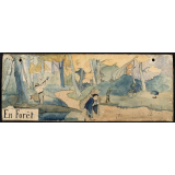 Tableau mural. En Forêt. 