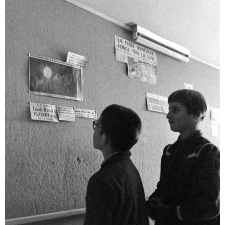 Institut médico pédagogique de Montlignon : Elèves : Panneau d'affichage : Lunik 2