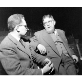 Enseignement musical : messieurs les professeurs Stoltz et Verstraeten, professeurs de musique au lycée Poincaré de Nancy.