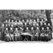 Ecole Libre Jeanne D'Arc, 25 bis, Rue Colbert - Lille. Année 1937-1938.
