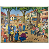 Tableau de vocabulaire. N°17- Le village. N°18- A la poste.