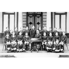 Ecole Libre Jeanne D'Arc, 25 bis, Rue Colbert - Lille. Année 1937-1938.