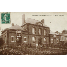 Ste-Marie-des-Champs (S.-Inf.) - La Mairie et Ecoles.