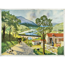 Tableau d'élocution : 1-la campagne. 2-le petit déjeuner.