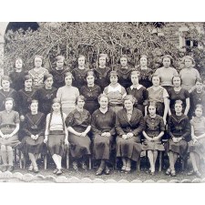Pensionnat-Externat du Sacré-Coeur, rue de Villeneuve - Bourg (Ain). 1935-1936.