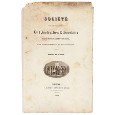 Société pour l'encouragement de l'instruction élémentaire par l'enseignement mutuel, dans le département de la Seine-Inférieure. Écoles de Rouen.