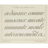 Nouveaux modèles d'écriture coulée. 