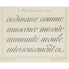 Nouveaux modèles d'écriture coulée.