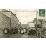 Darnétal (Seine-Inf.) - L'Ecole Communale de Jeunes Filles, Rue de Longpaon - Vieilles maisons sur la rivière de Robec.