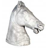 Tête de cheval. Bronze antique du musée des Offices de Florence.