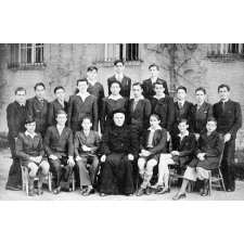 Ecole de l'Immaculée-Conception - Caousou. (Haute-Garonne). 1934-1935.