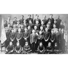 Ecole Saint-Charles à Saint-Brieuc. (Côte-d'Armor). 1940-1941.