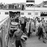 Voyage scolaire : Voyage sur le Rhin : Embarquement sur le bateau