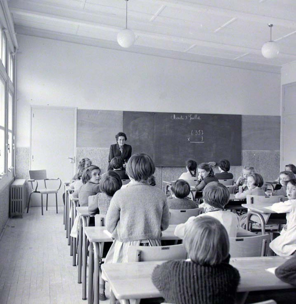 Groupe scolaire du Vigenal à Limoges : une classe en activité