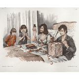 Tableaux de langage. Série IM 3 - n° 45b : Les cadeaux des enfants à leurs parents. n° 46b : Les sports d'hiver. 