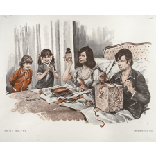 Tableaux de langage. Série IM 3 - n° 45b : Les cadeaux des enfants à leurs parents. n° 46b : Les sports d'hiver.