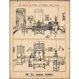 Tableaux muraux. 34 Leçons de Choses en Images sans paroles en tableaux muraux à raconter par les Petits. 17- La construction d'une maison. 18- La maison habitée.