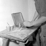 Prytanée de La Flèche : atelier de peinture