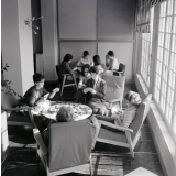 Sanatorium des étudiantes : Vence : Salon : Coin des bridgeuses