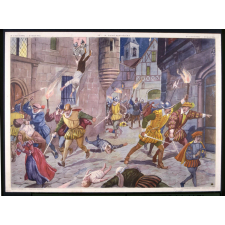 Tableaux muraux. Tableaux d'histoire C.E. : 57- La retraite de Russie. 58- Les Trois Glorieuses.