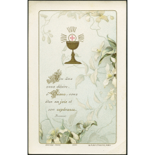 Image religieuse. Image de première communion.