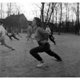 Lycée-pilote mixte de Montgeron. Le cours de gymnastique.