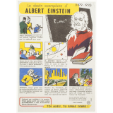 Buvard publicitaire. Le destin exemplaire d'Albert Einstein (1879-1955). 