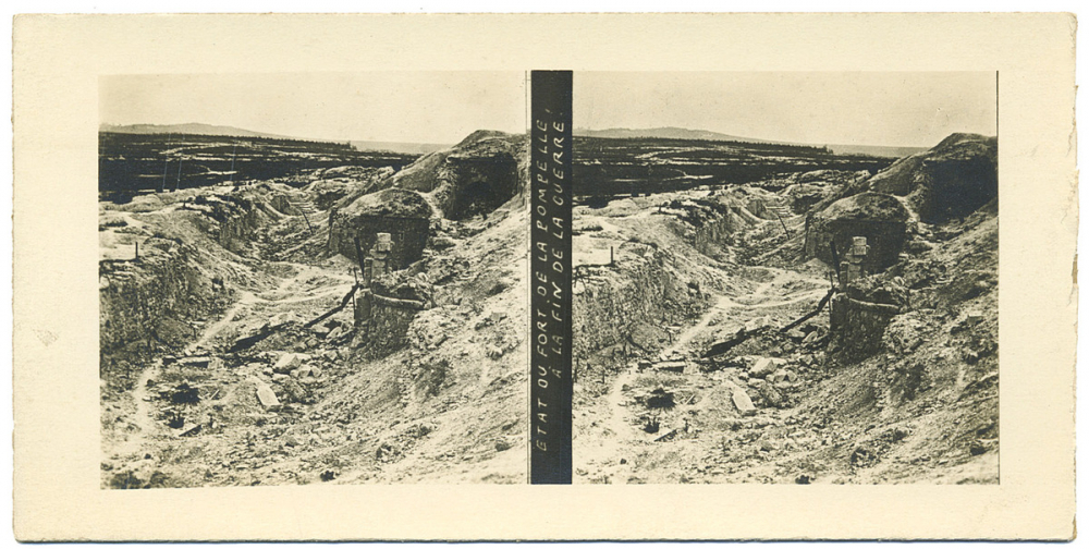 Etat du Fort de la Pompelle à la fin de la guerre.