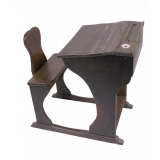 Pupitre à une place avec banc