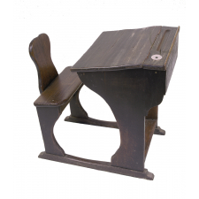 Pupitre à une place avec banc