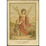 Image religieuse. L'ange gardien. 