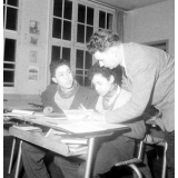 Cours de perfectionnement pour Nord-Africains : l'apprentissage du français : cours du soir 