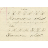 Cahier journalier / Ecole de Martrois.