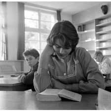 Lycée de Montgeron, la bibliothèque : la lecture.