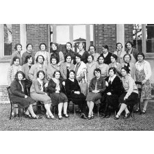Ecole Normale d'Institutrices de Beauvais. (Oise). janvier 1930.